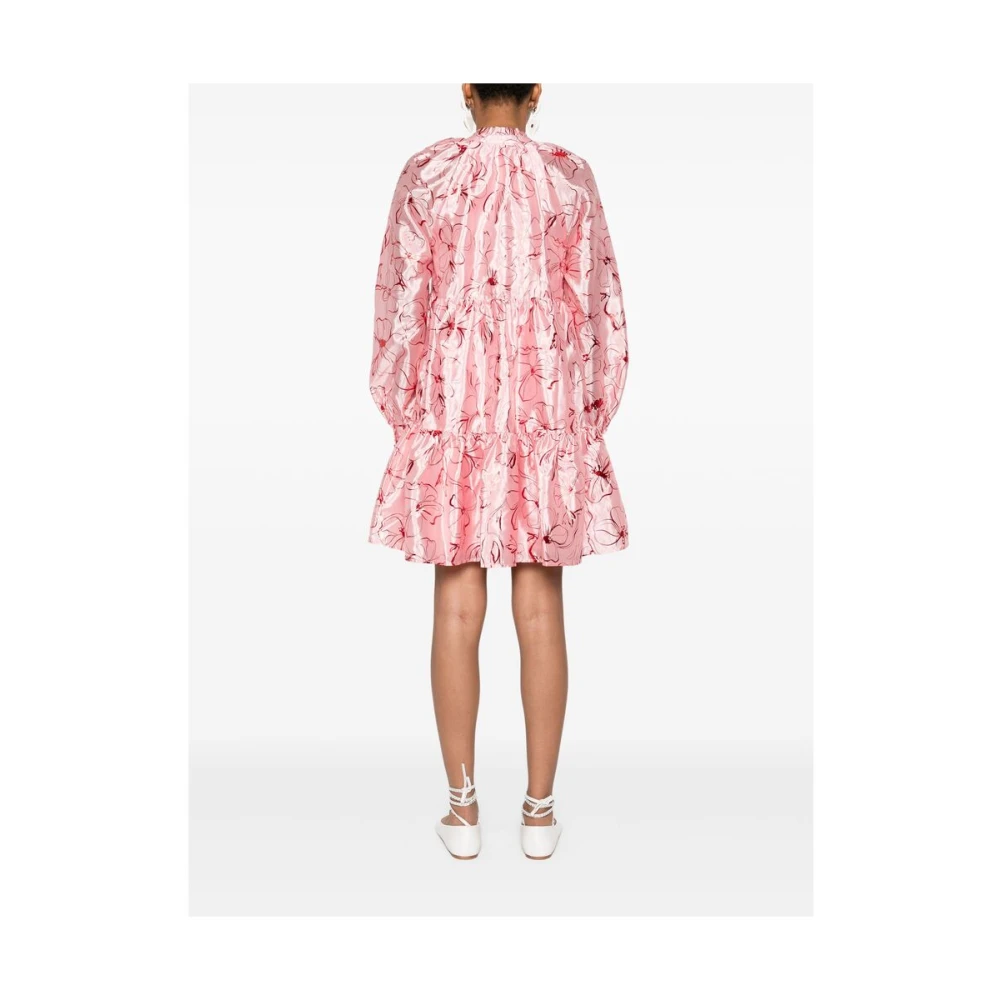 Stine Goya Roze Haak Oog Jurk Pink Dames