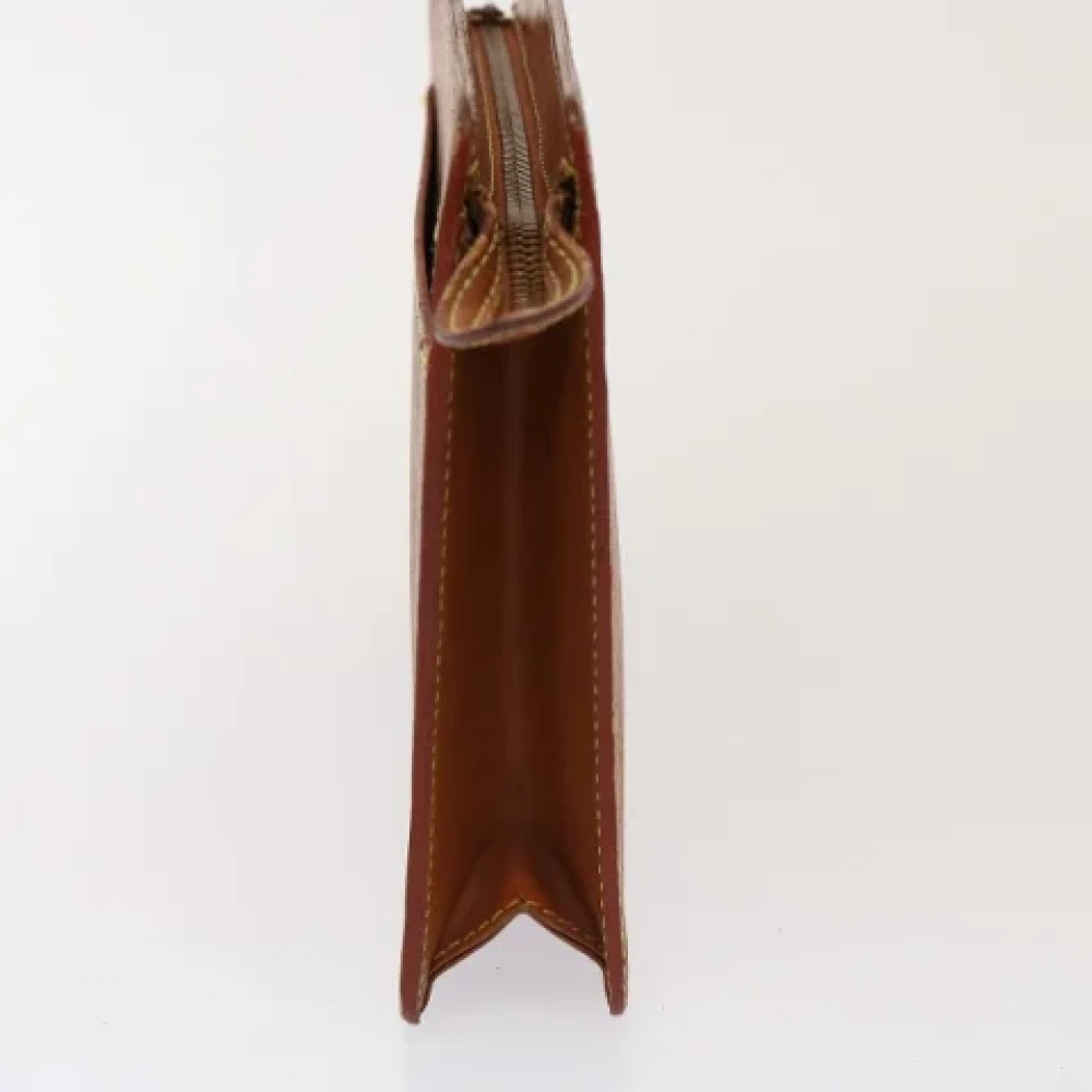 Louis Vuitton Vintage Pre-owned Leather clutches Brown Heren