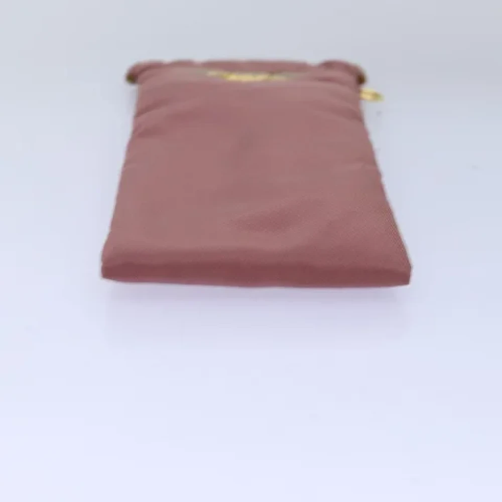 Prada Vintage Pre-owned Nylon pouches Pink Dames