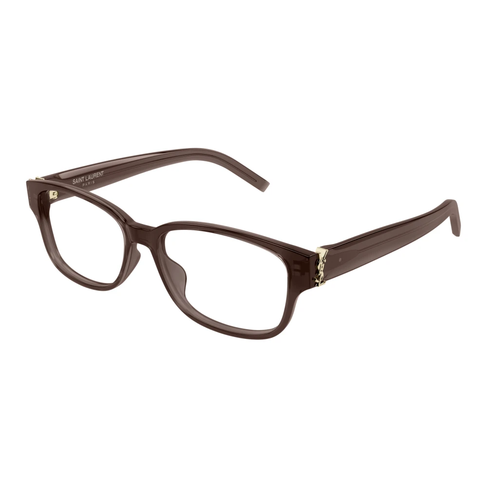 Saint Laurent Unisex Brown Glasses, 55 Mm, M149 Eyeglasses