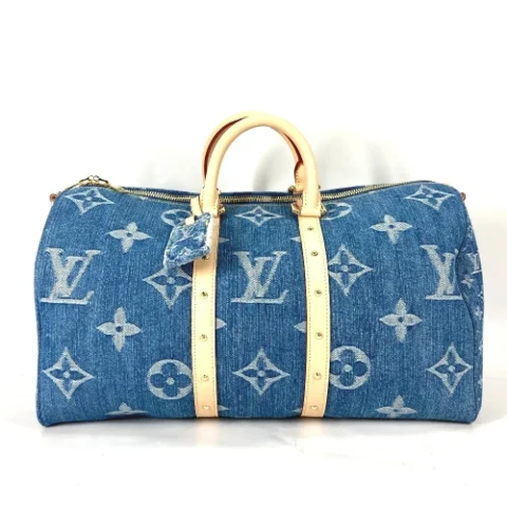 Louis Vuitton Vintage Pre-owned Denim louis-vuitton-bags Blue Dames