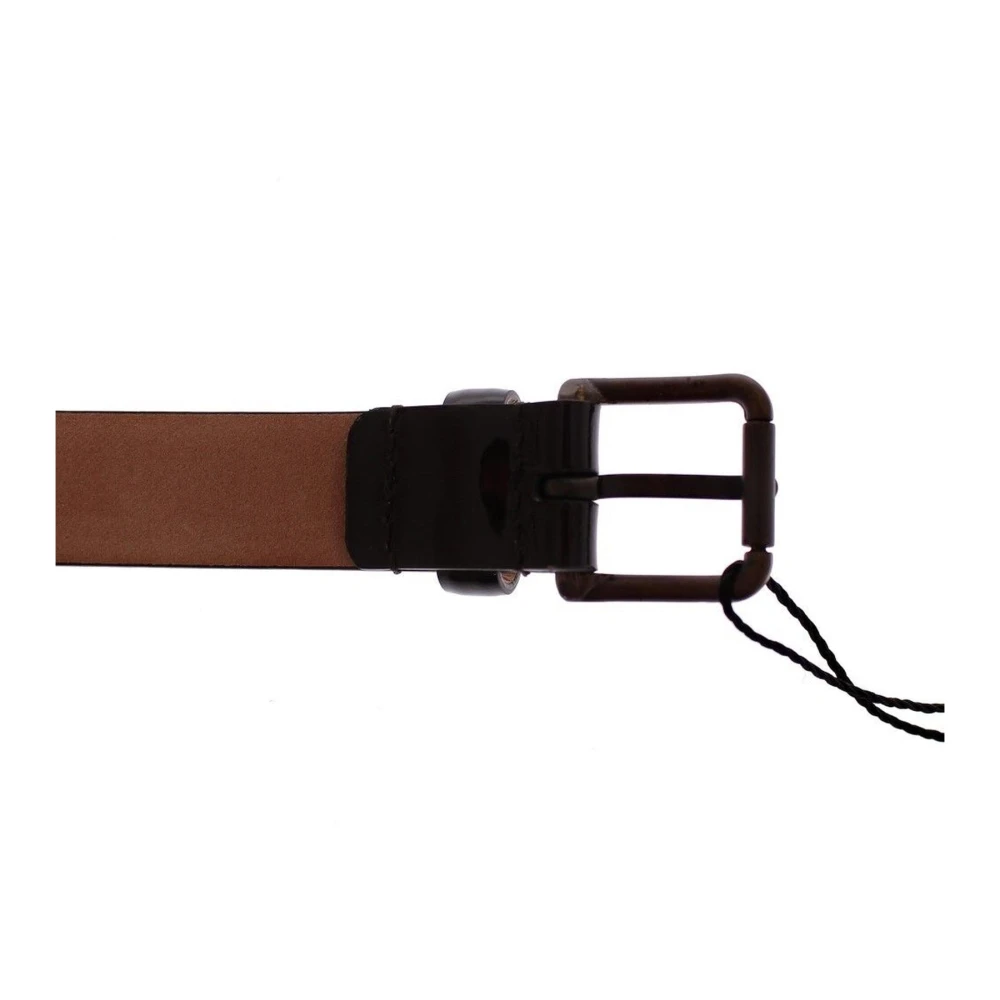 Dolce & Gabbana Logo Leren Riem voor Vrouwen Brown Dames