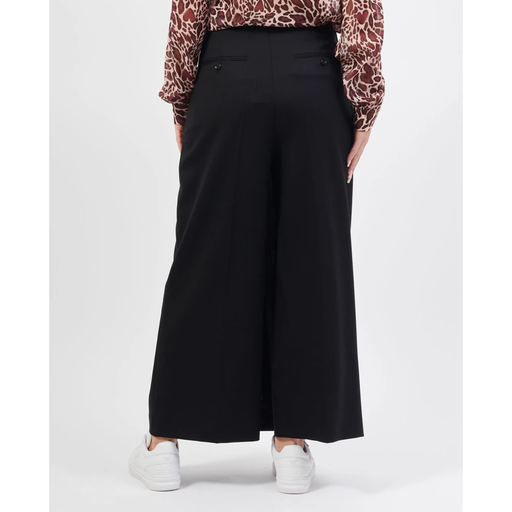 Hugo Boss Zwarte lange rok met hoge split Black Dames