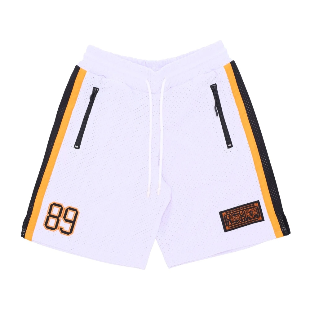 Dolly Noire Witte Basketball Playmaker Shorts White Heren