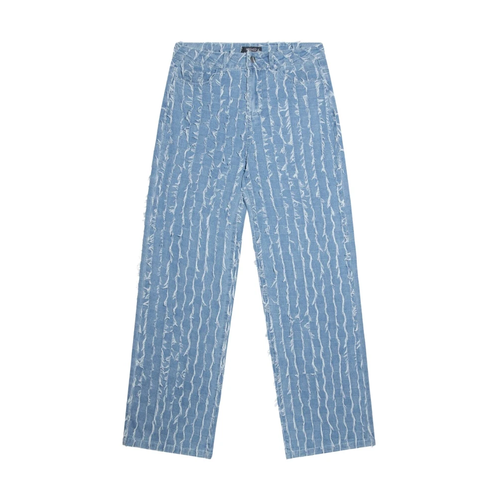 Refined Department high waist straight jeans Cherry medium blue denim