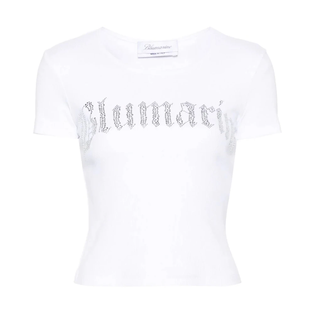 Blumarine Snygga Dam T-shirts Polos White, Dam