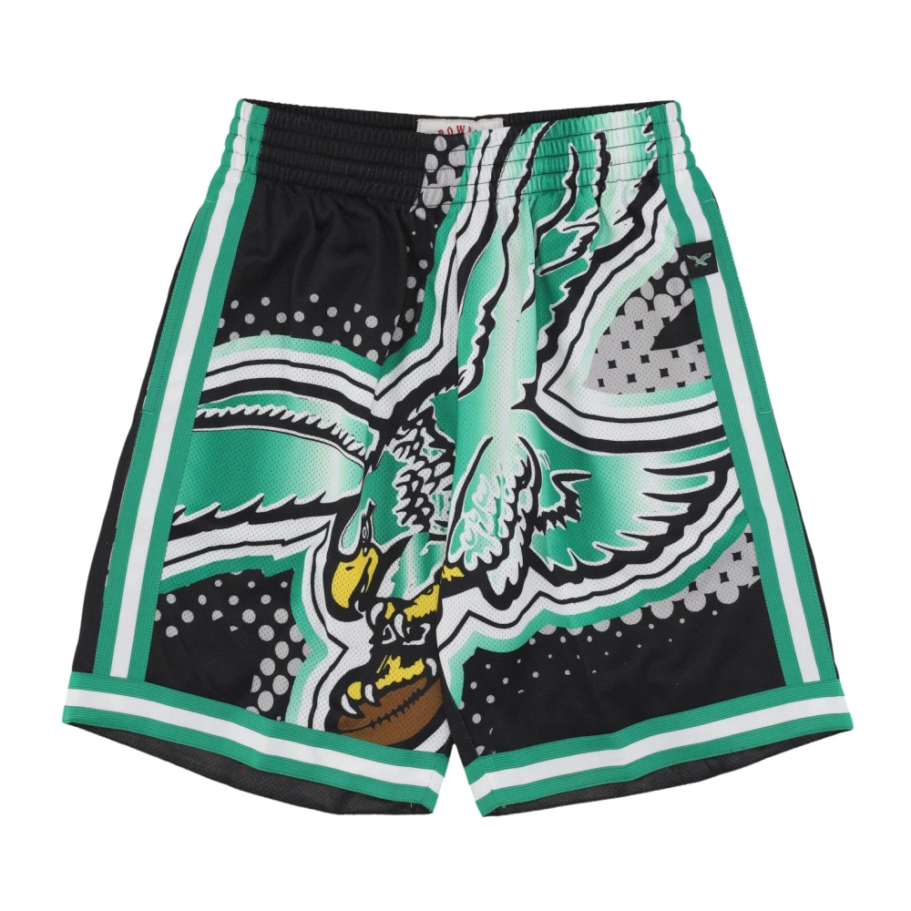 Mitchell & Ness Men's Green Philadelphia Eagles Nfl Fashion Shorts - Casual Shorts - M - Shorts