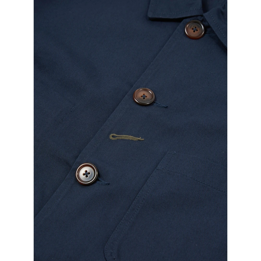 Universal Works Klassieke Navy Twill Werkjas Blue Heren