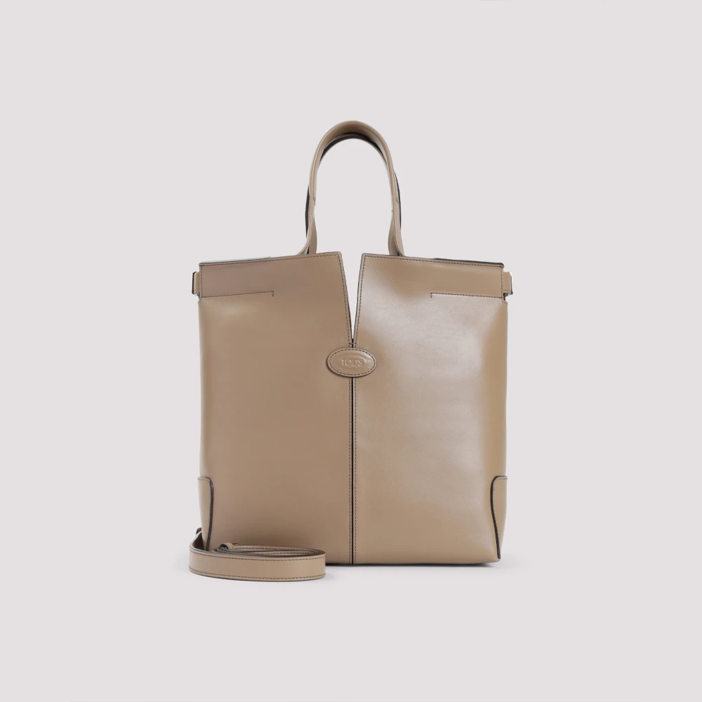 TOD'S Nude & Neutrals Shopper Tas Beige Dames