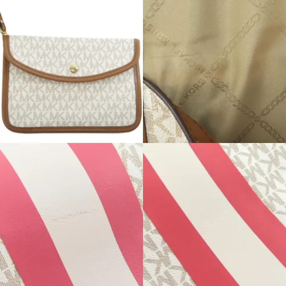 Michael Kors Pre-owned Plastic shoulder-bags White Dames