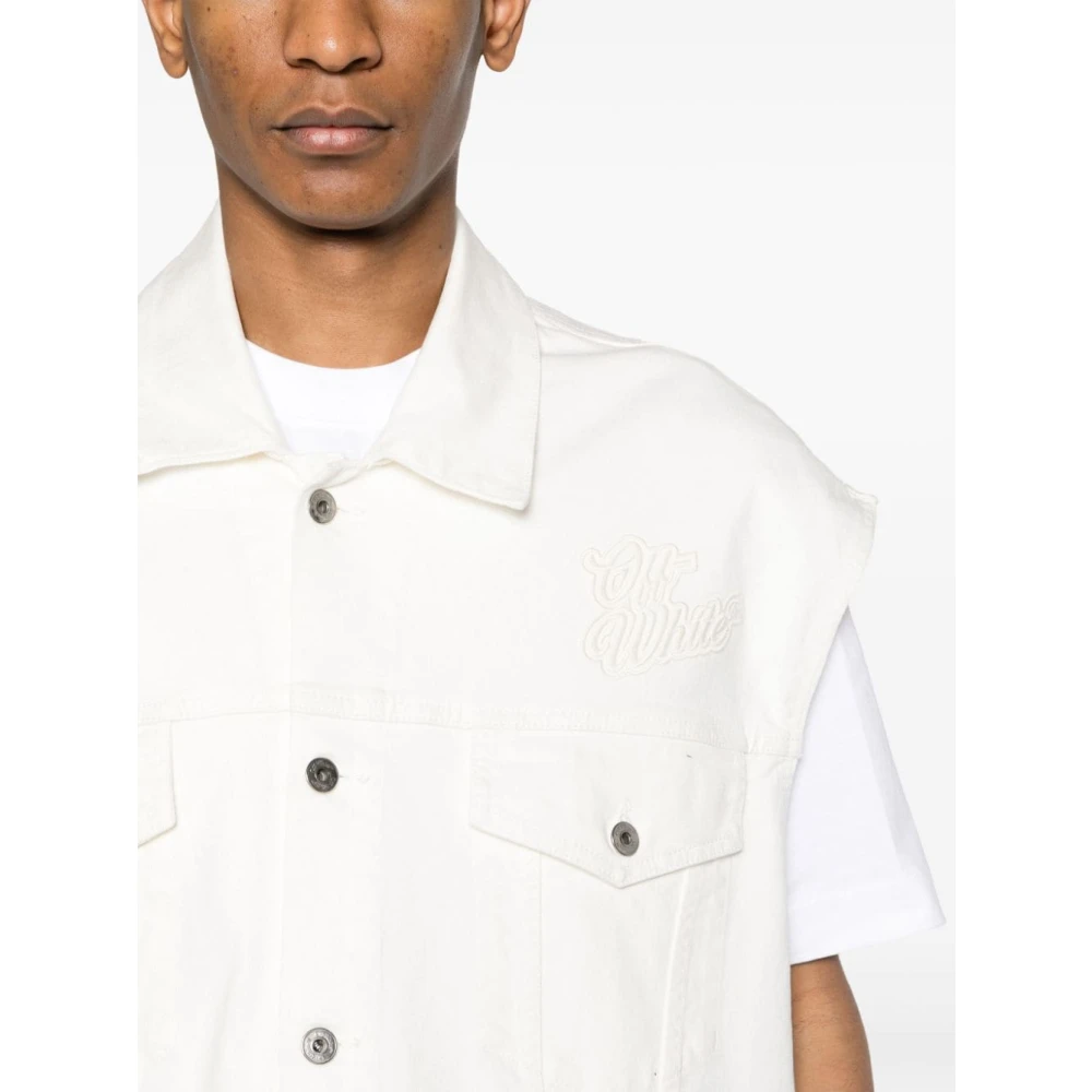 Off White Vests White Heren