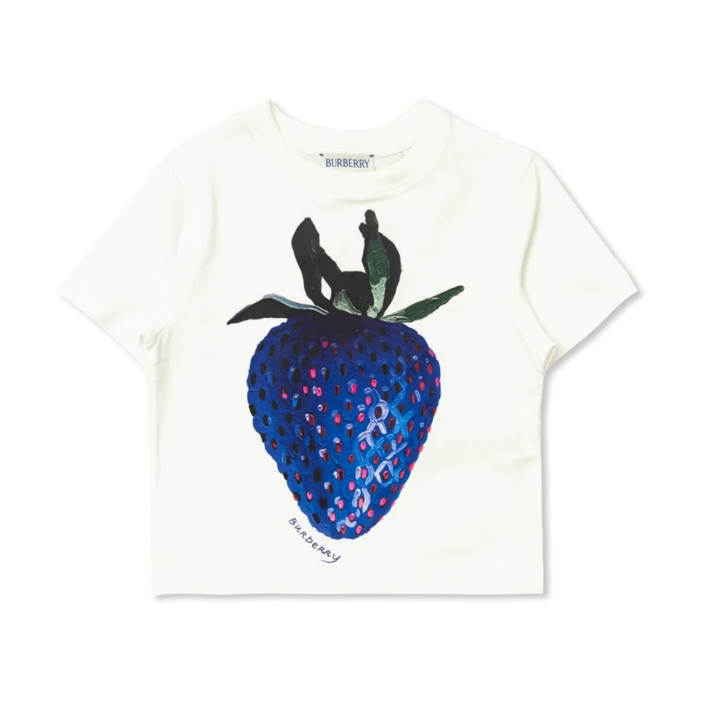 Burberry Barn T-shirt med tryck White, Pojke