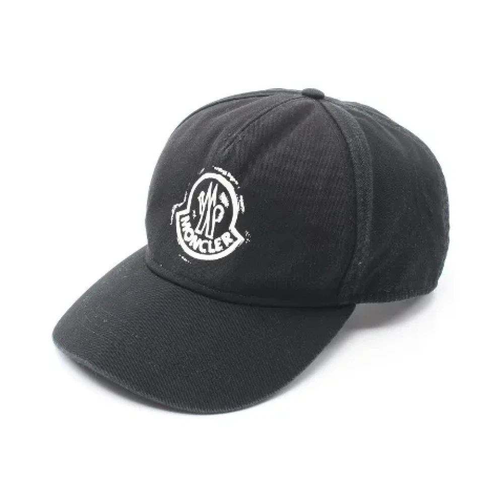 Moncler Pre-owned Cotton hats Black Dames