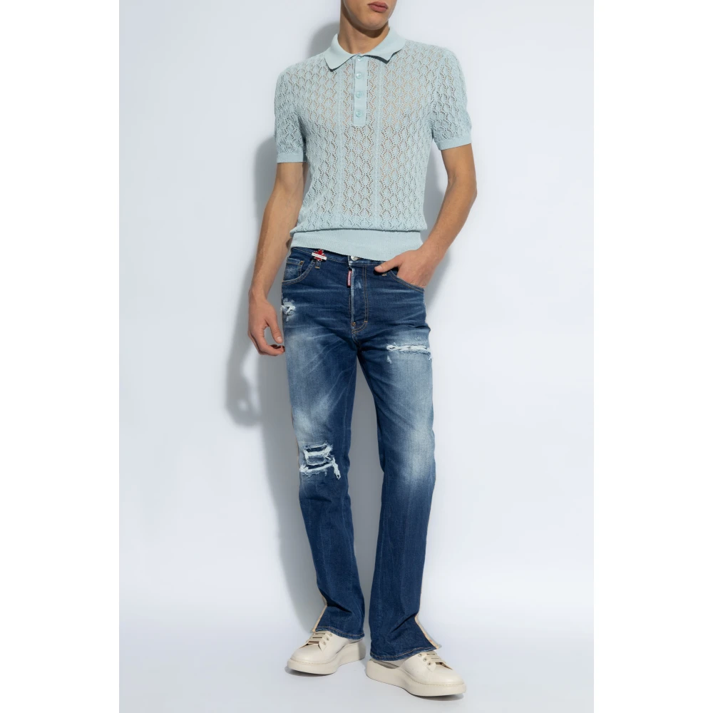 Dsquared2 642 jeans Blue Heren
