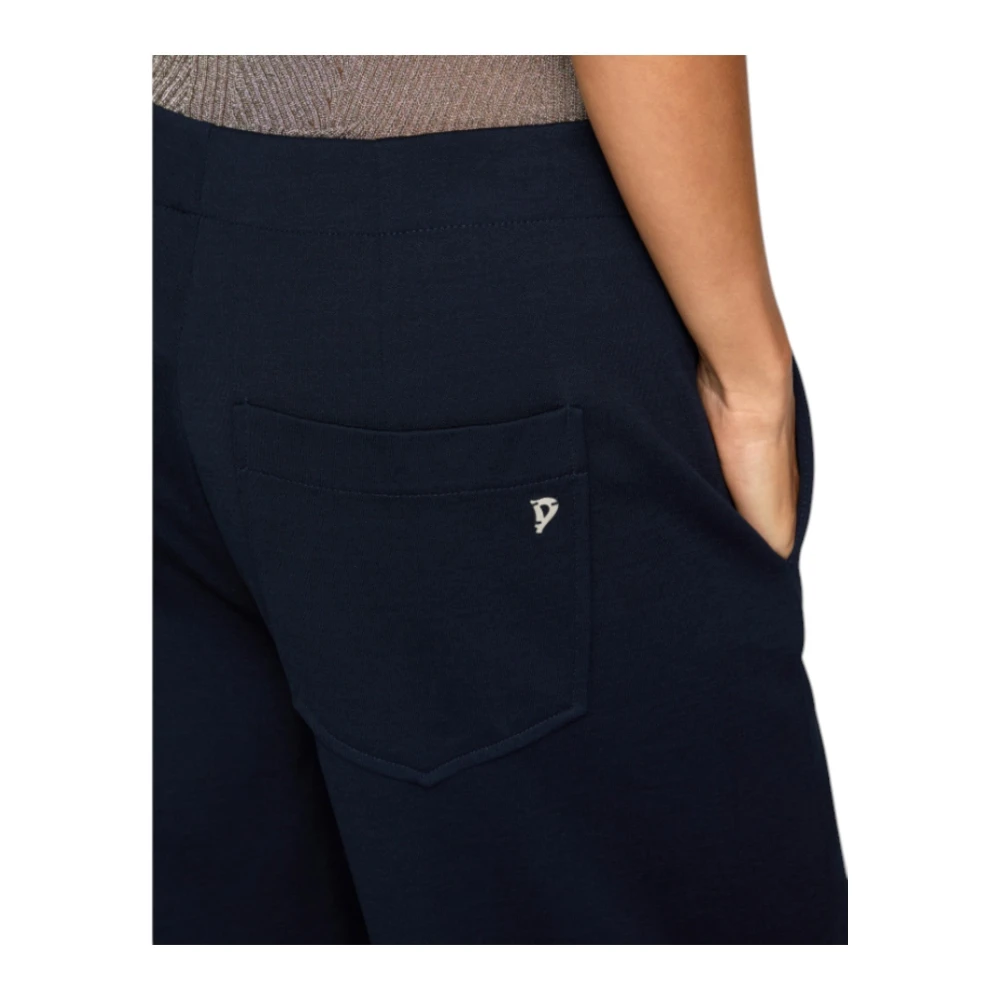 Dondup Navy Regular-fit Broek Blue Dames