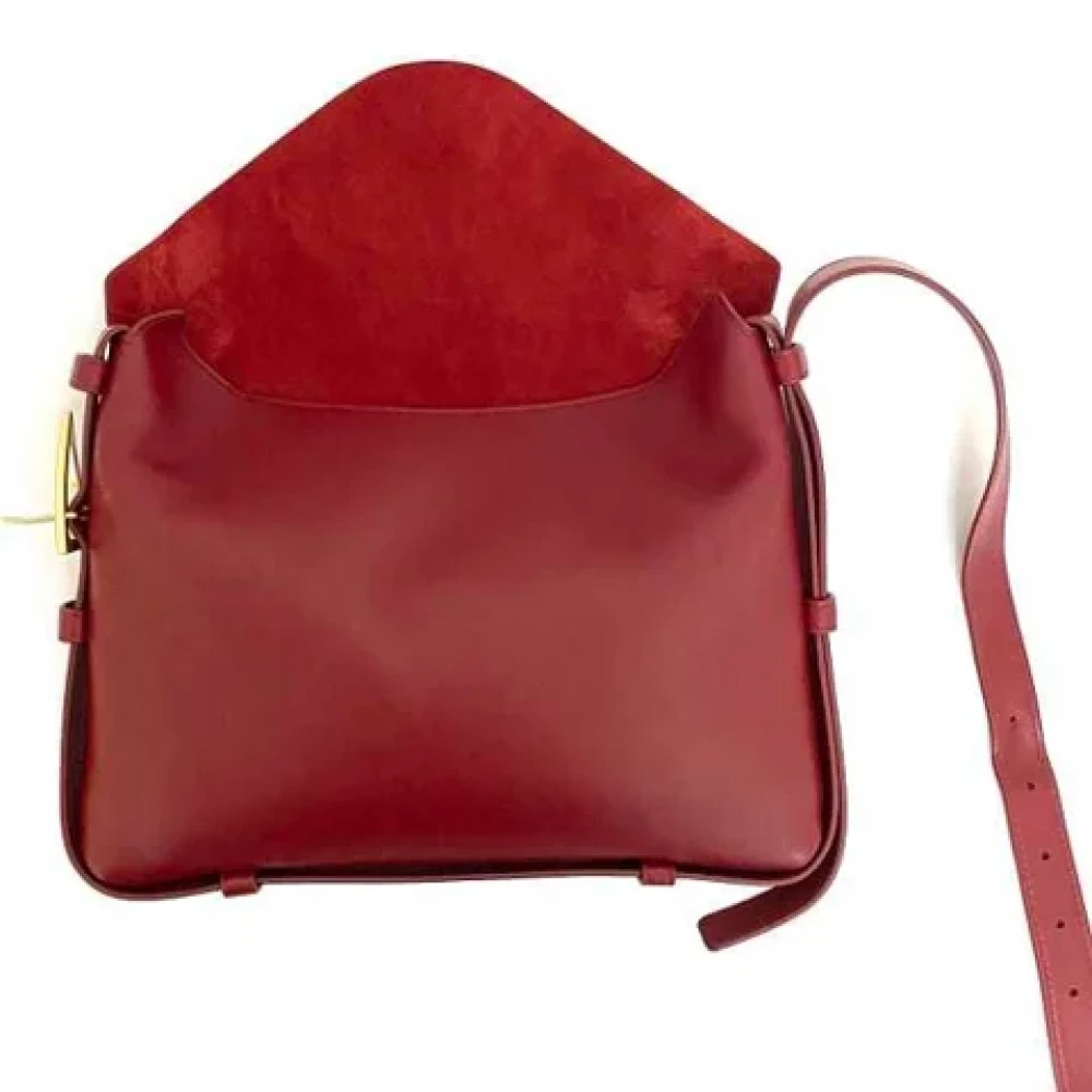 Bottega Veneta Vintage Pre-owned Leather handbags Red Dames