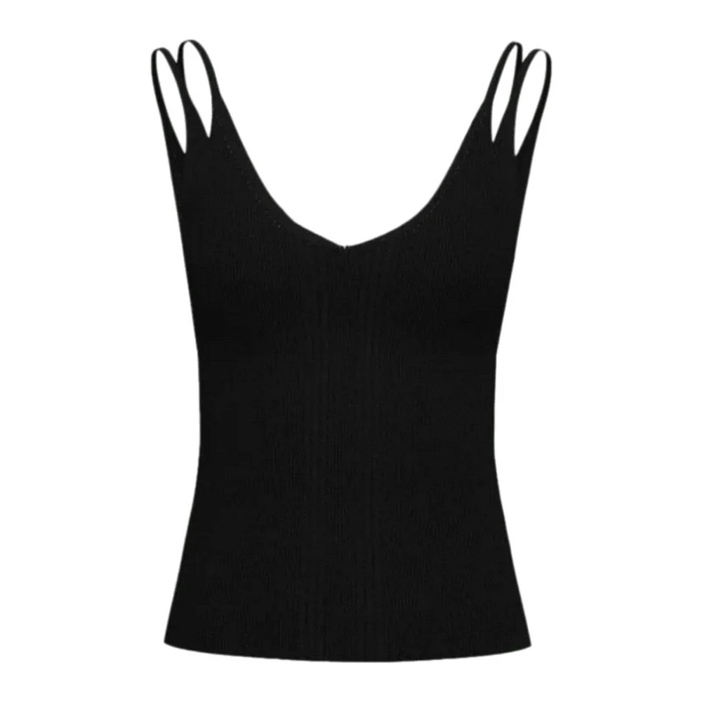 Emme Di Marella Women's Black Elegant Knit Top