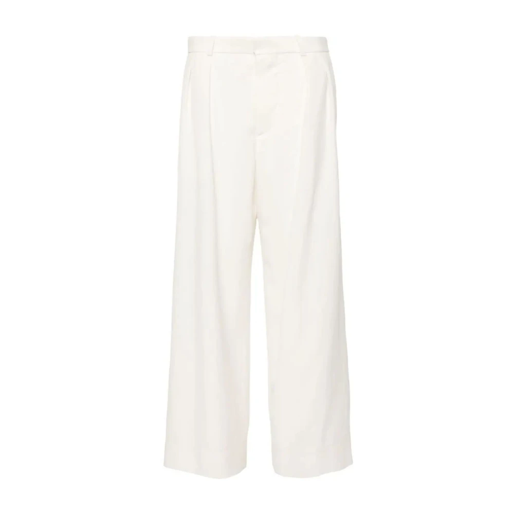 Wardrobe.nyc Off White Low Rise Broek White Dames