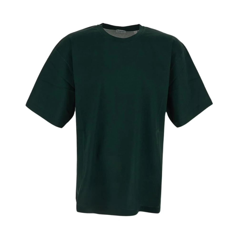 Burberry Klassieke Katoenen T-shirt Green Heren