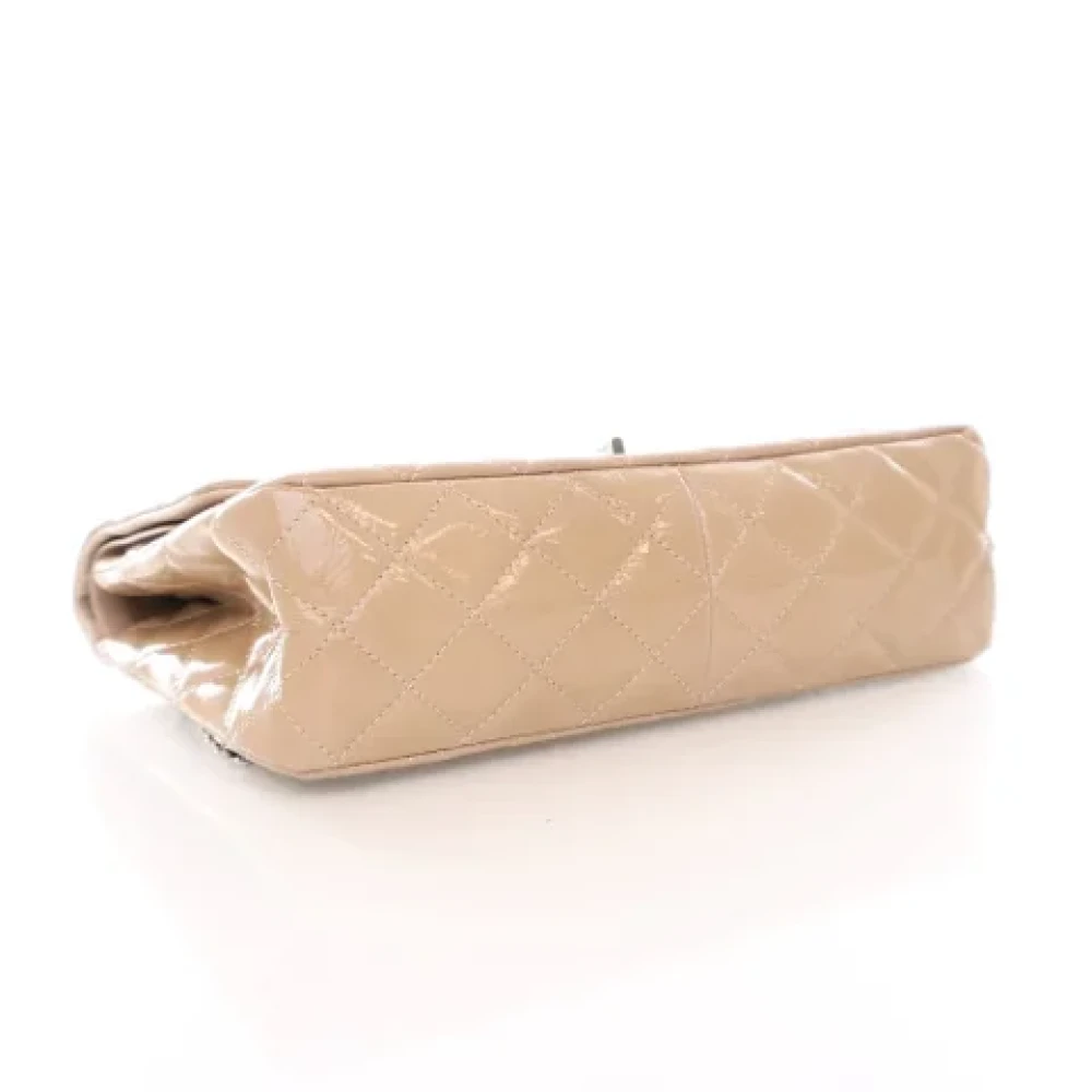 Chanel Vintage Pre-owned Leather handbags Beige Dames