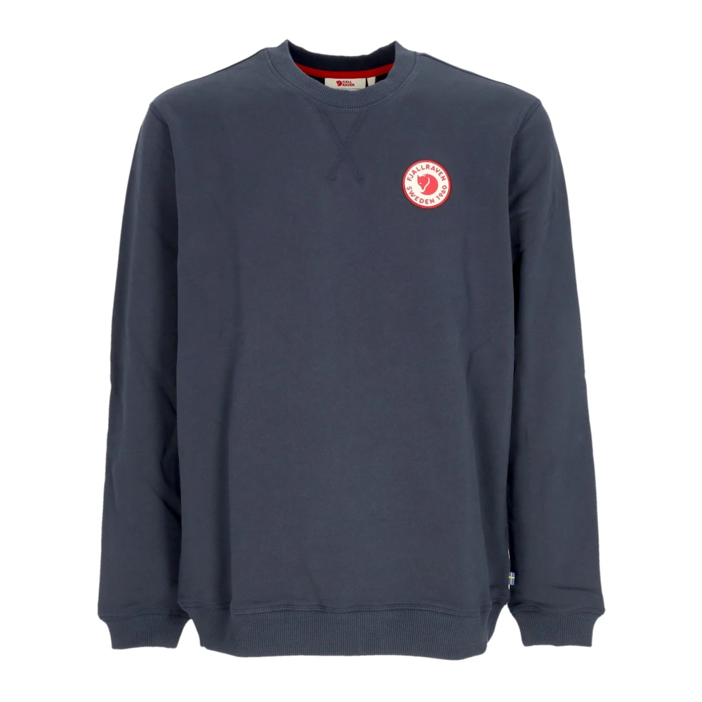 Fjällräven 1960 Logo Crewneck Sweatshirt Donkerblauw Blue Heren