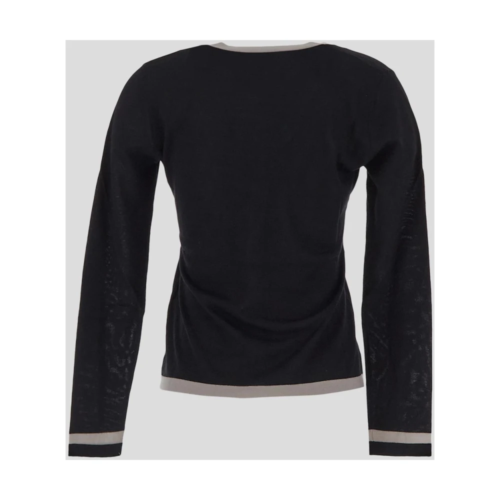 Max Mara Wollen Kenya Vest Black Dames
