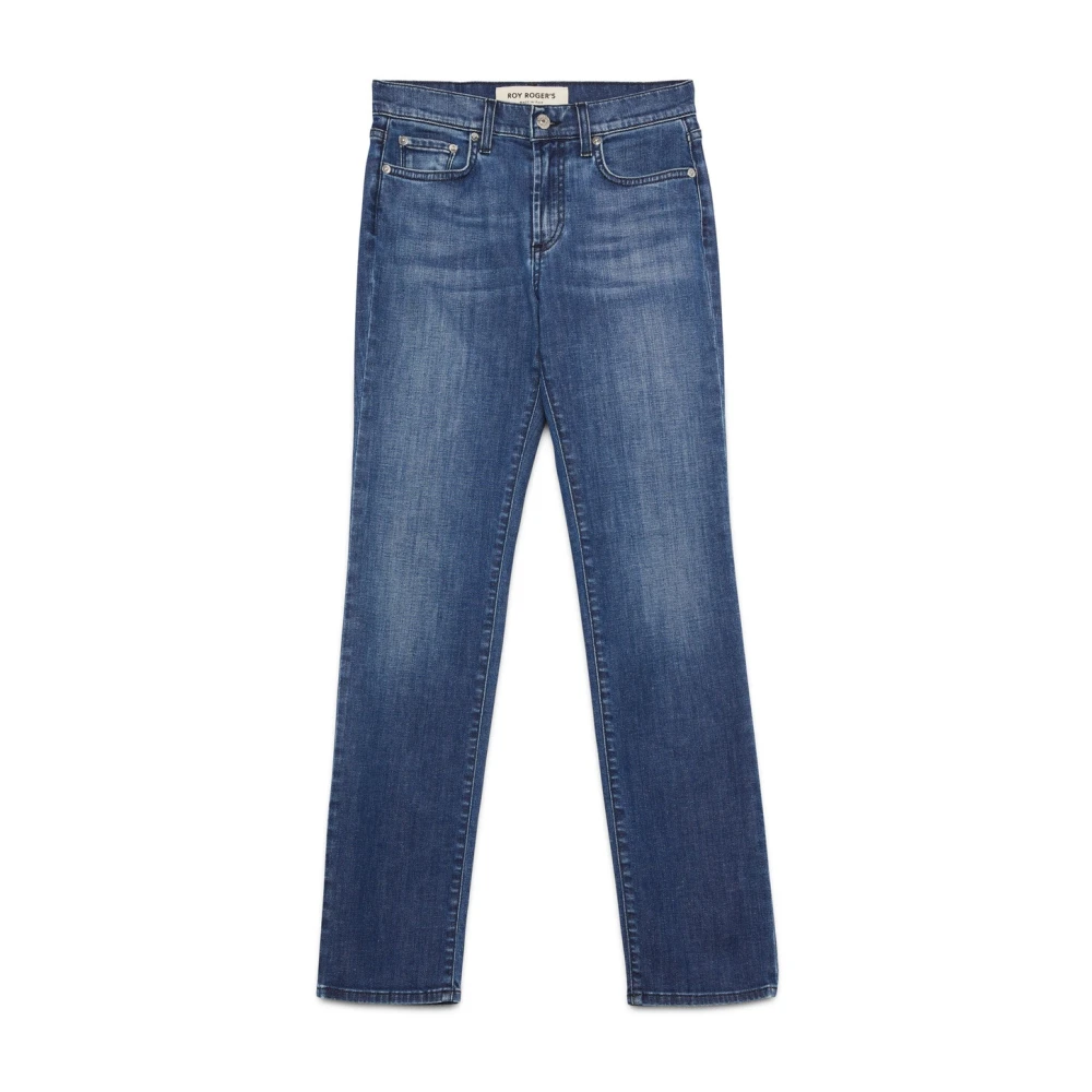 Roy Roger's Women's Blue Straight Fit Jeans,, Denim Slim Fit Jeans W27