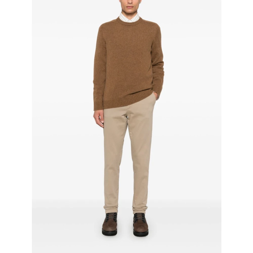 Roberto Collina Bruine Sweaters voor Mannen Brown Heren