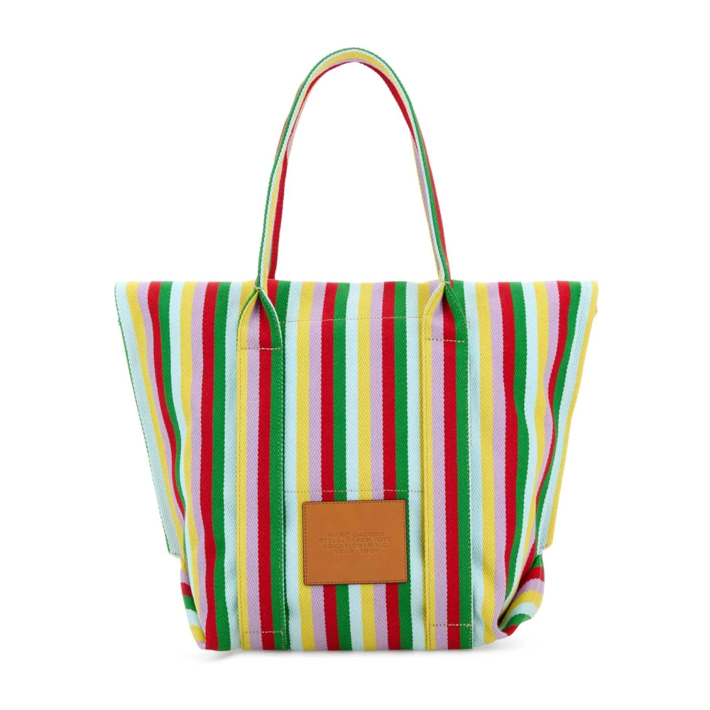 Marc Jacobs Geborduurde Jacquard Strand Tote Tas Multicolor Dames