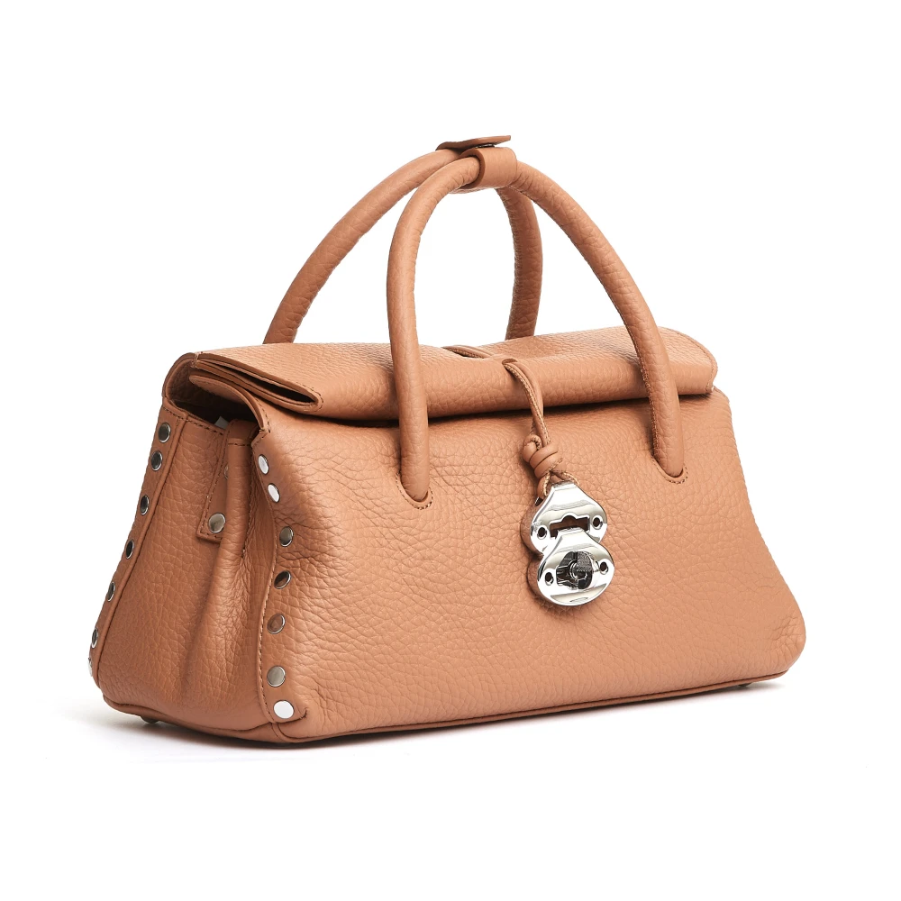 Zanellato Luxe Marrone Handtas Verhoog Stijl Brown Dames