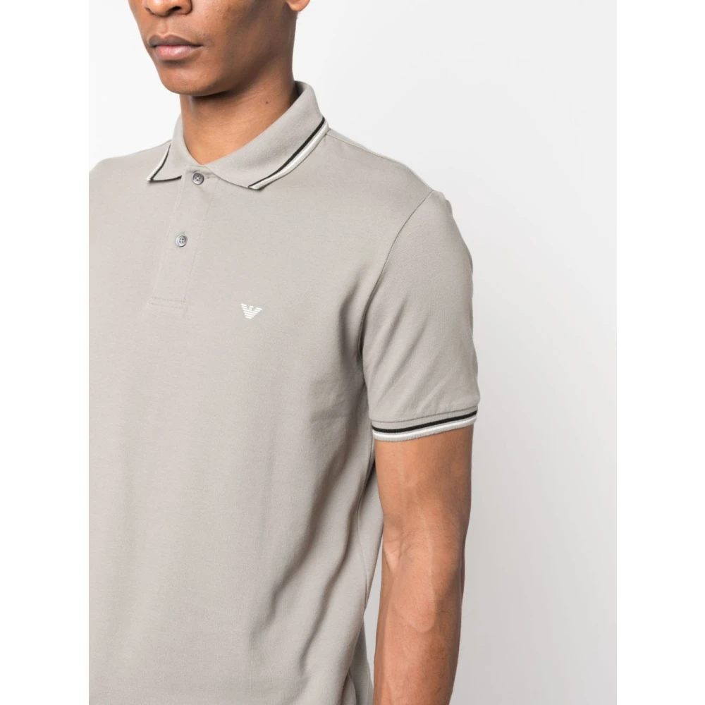 Emporio Armani Dove Grey T-shirts en Polos Gray Heren