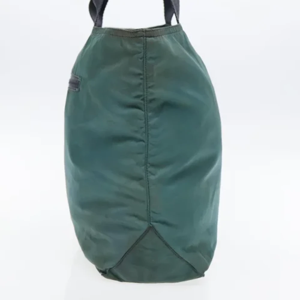 Prada Vintage Pre-owned Nylon prada-bags Blue Dames
