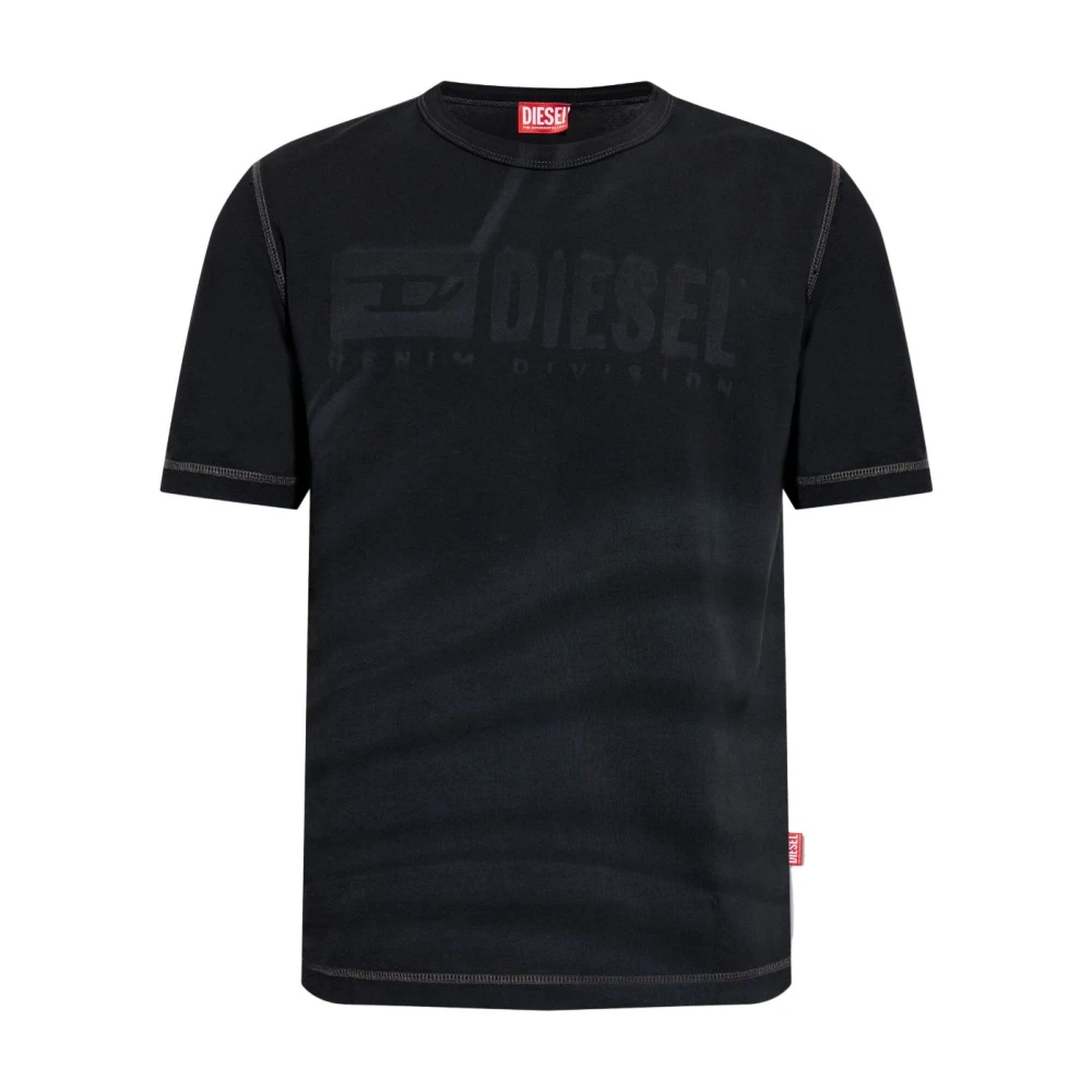 Diesel - Tops > T-Shirts - Black - Diesel - Modalova