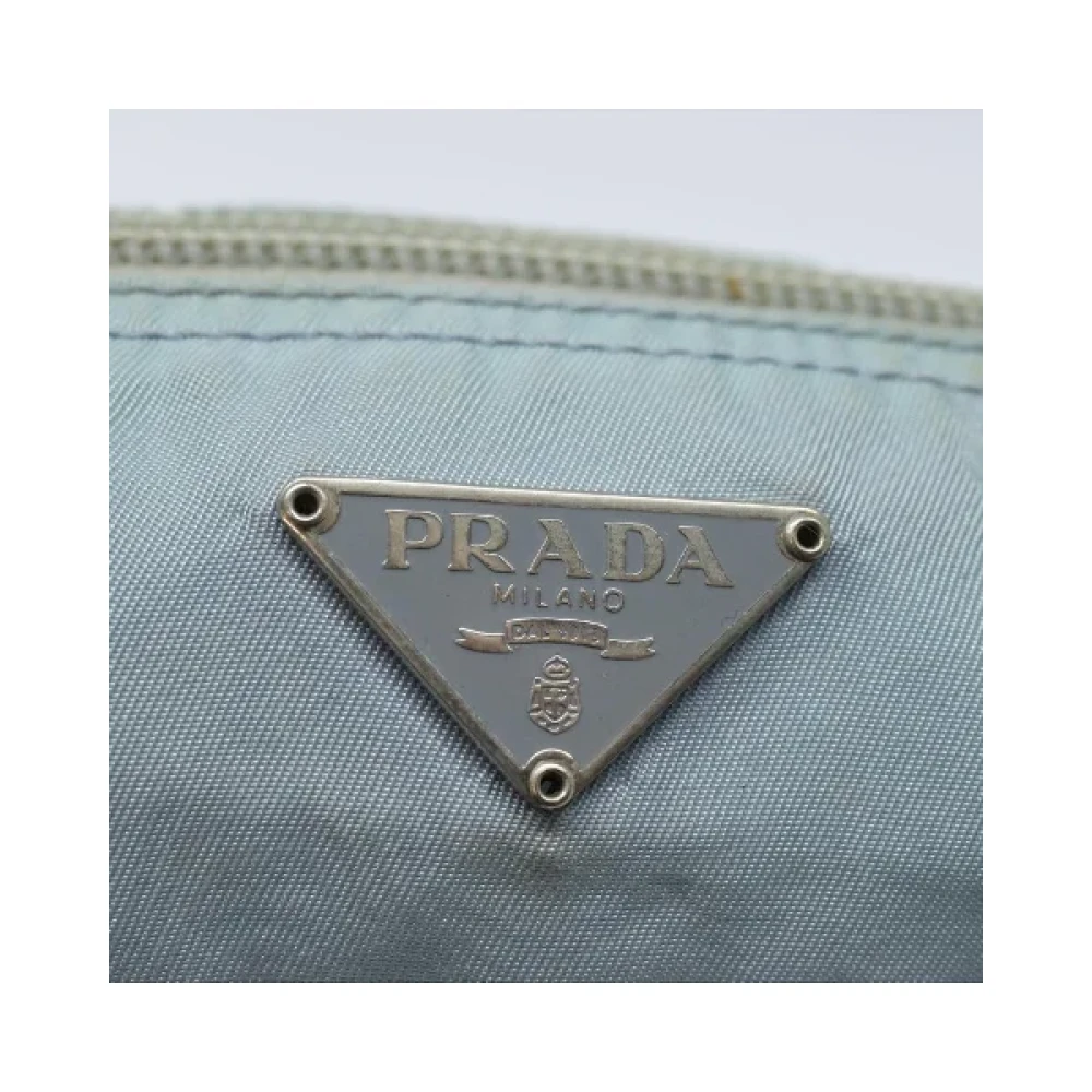 Prada Vintage Pre-owned Nylon prada-bags Blue Dames