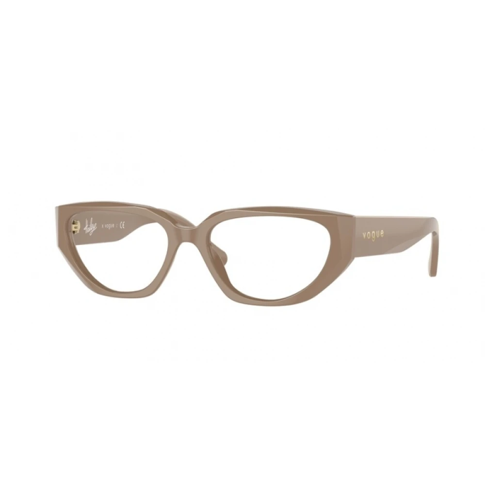 Vogue Stijlvolle Bril in Blauwe Kleur Brown Dames