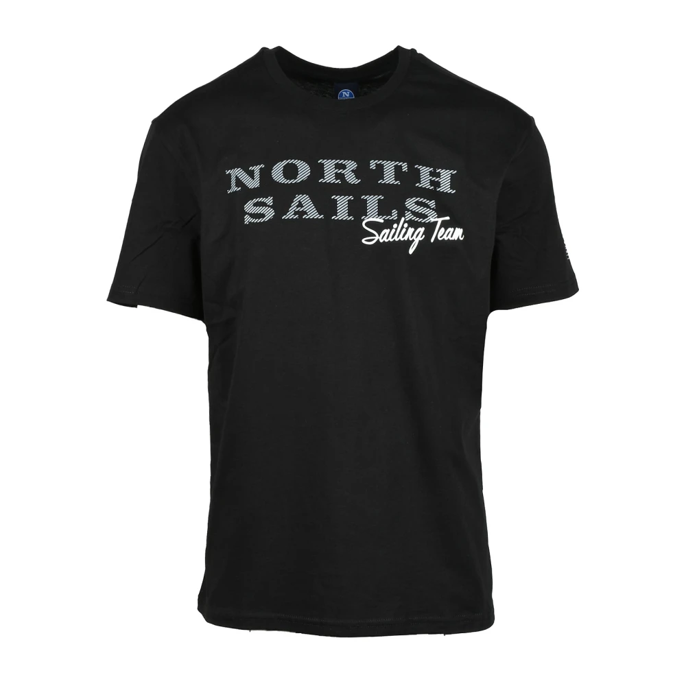 North Sails Heren Katoenen T-Shirt Collectie Black Heren