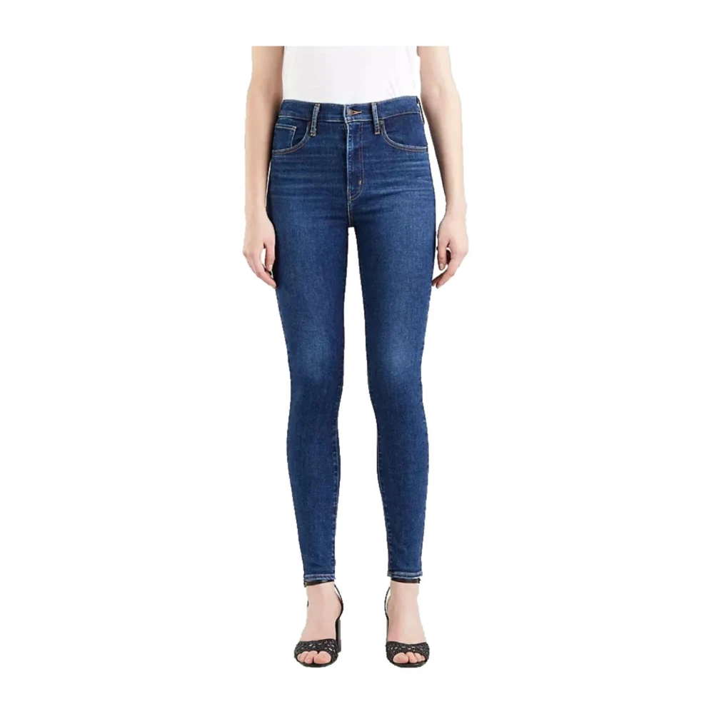 Levi’s Mile High Super Skin byxor Blå Dam