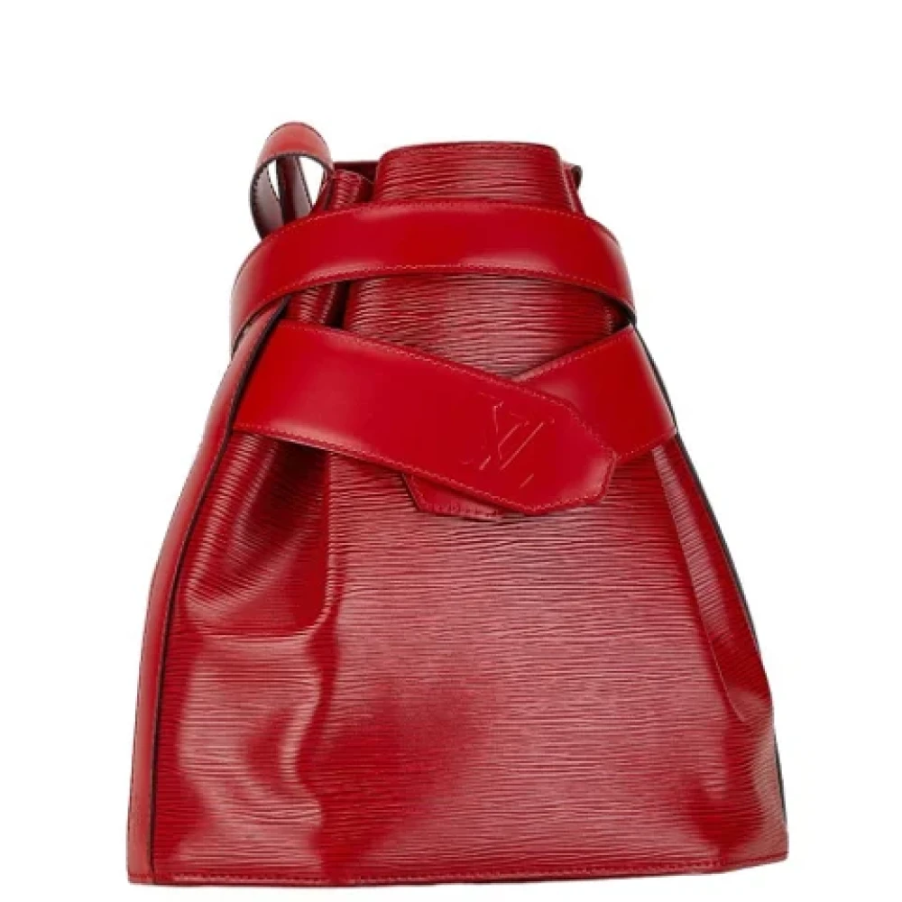 Louis Vuitton Vintage Pre-owned Leather backpacks Red Dames