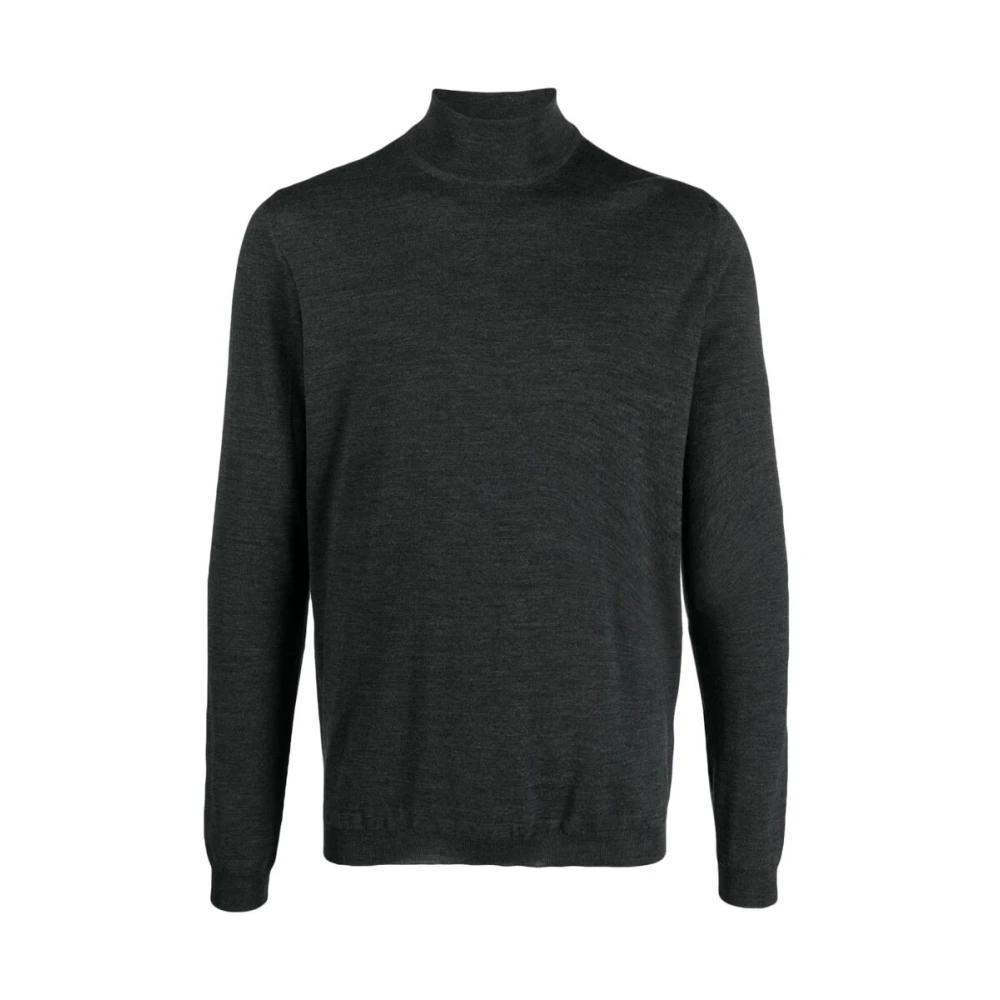 Goes Botanical Botanisk Roll-Neck Stickad Tröja Gray, Herr