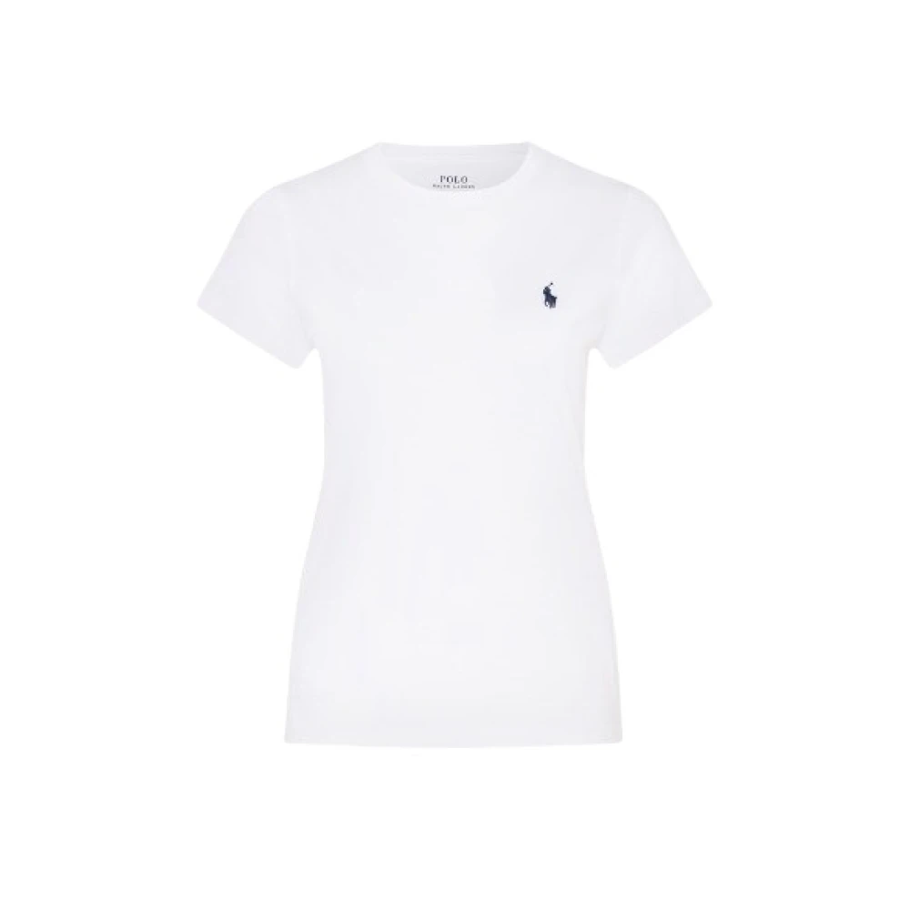 Polo Ralph Lauren Klassiek Ronde Hals T-shirt White Dames