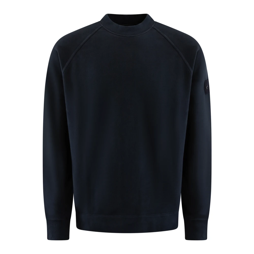 Stone Island Katoenen Crewneck Sweaters Blue Heren