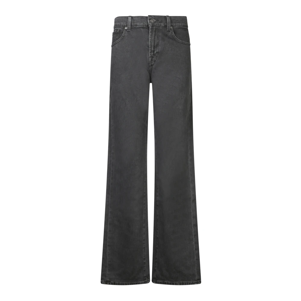 7 For All Mankind Wijde Jeans Trendy en Comfortabel Gray Dames