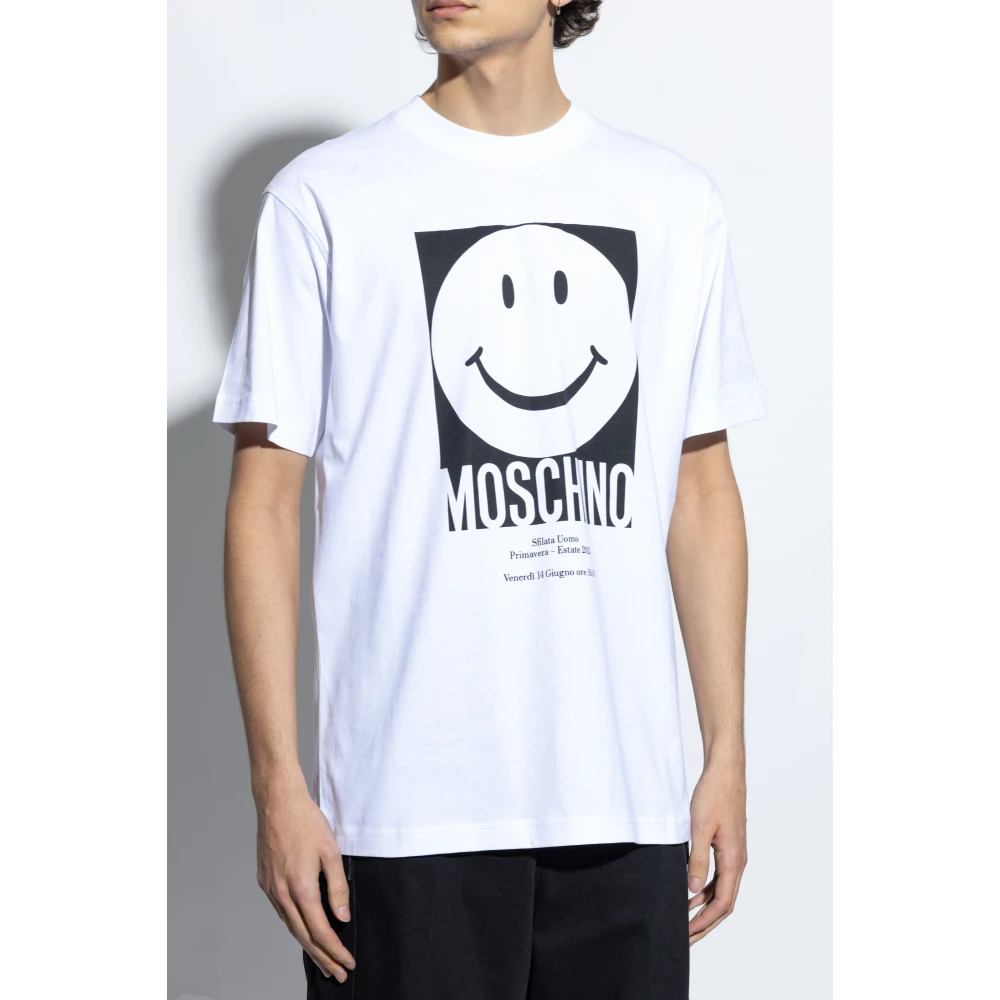 Moschino Smiley x White Heren