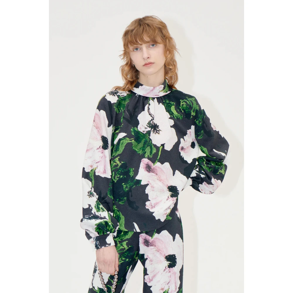 Stine Goya Bloemen lange mouw blouse Multicolor Dames