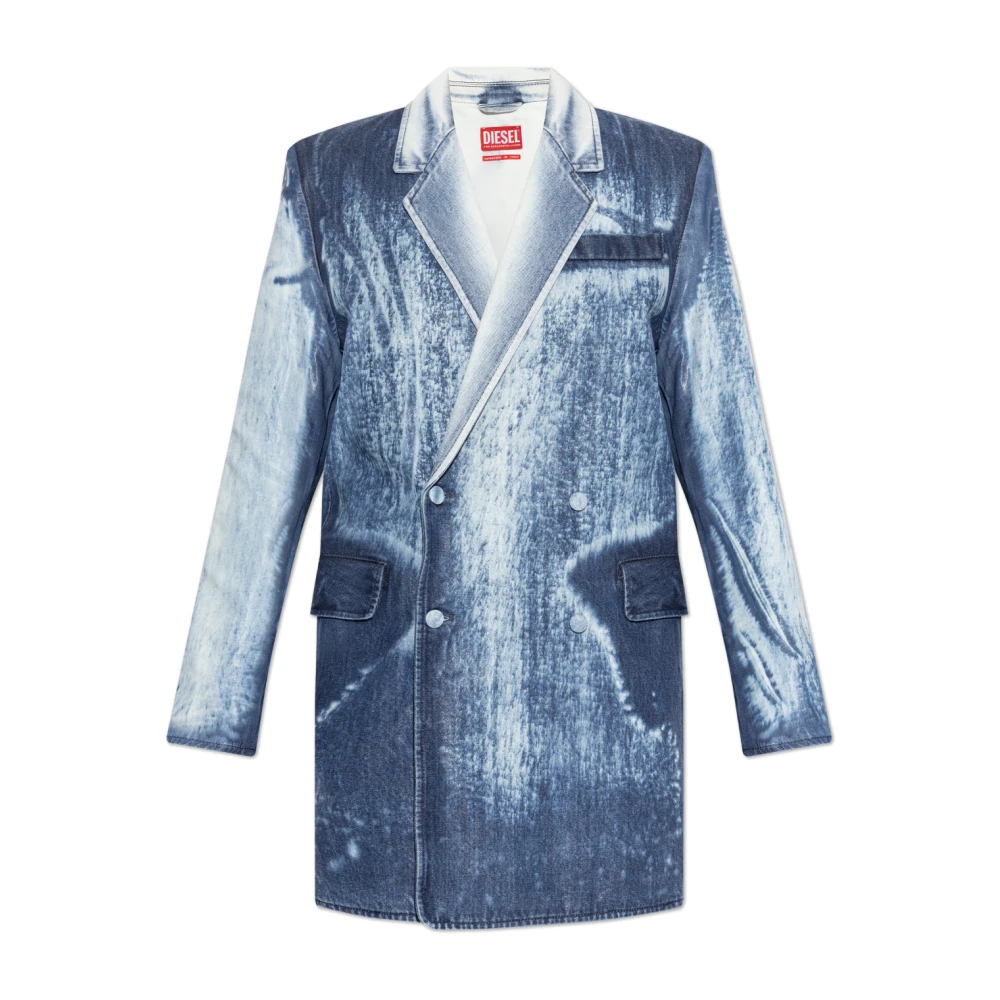 Diesel Femme Bleu Vestes, Taille: 36 Fr Blazer