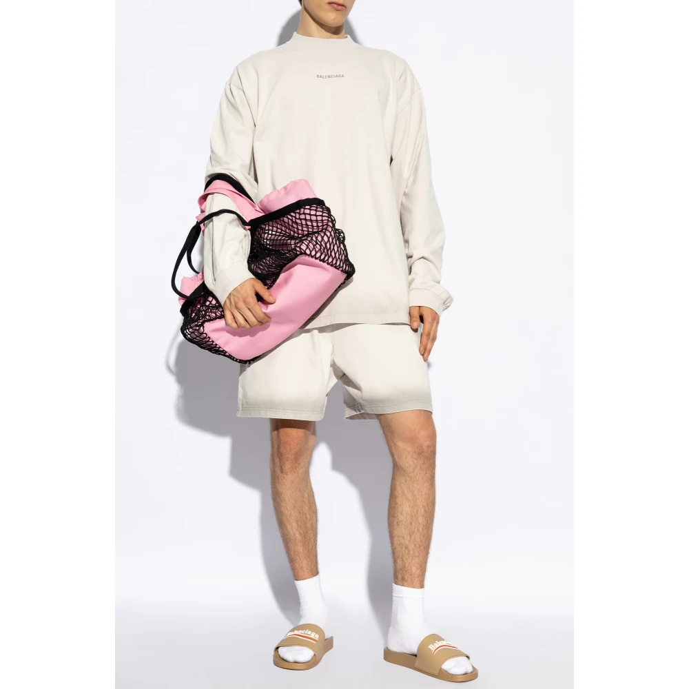Balenciaga T-shirt met lange mouwen Gray Heren