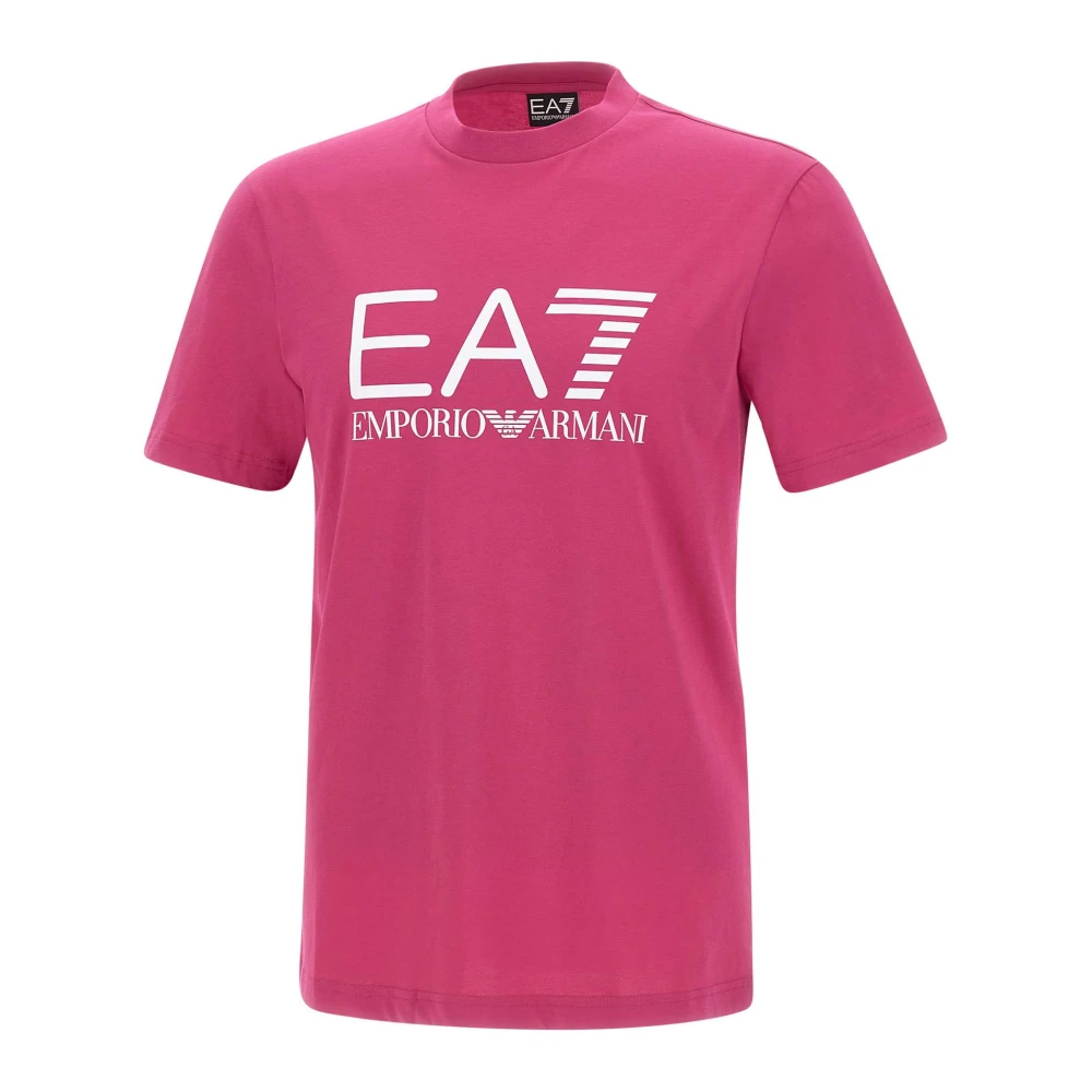 Emporio Armani Ea7 Hombre Rosado Camisetas, Rosa, Talla: L
