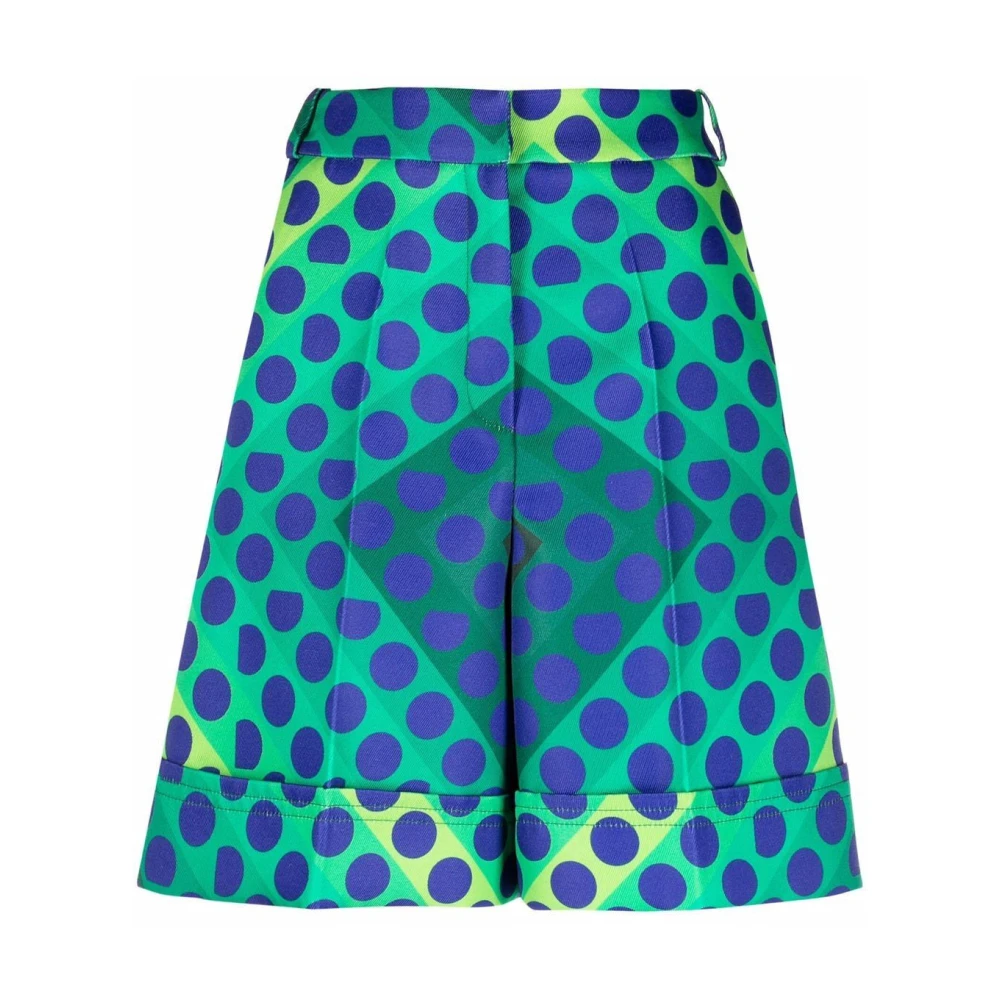 Paco Rabanne Elegante Multicolor Katoenen Shorts Multicolor Dames