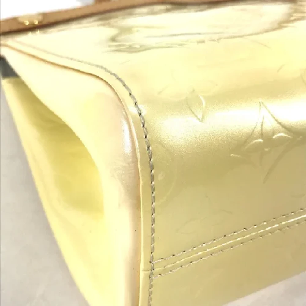 Louis Vuitton Vintage Pre-owned Cotton louis-vuitton-bags Yellow Dames