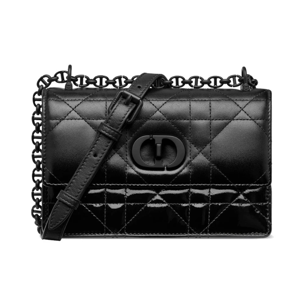 Dior, Väska, Dam, ONE Size, Läder, Caro Patent Axelväska